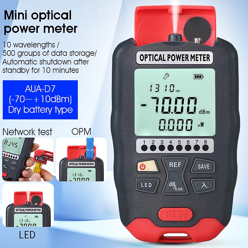 Battery type COMPTYCO AUA-D7/D5 optical power meter RJ45 network tester ...