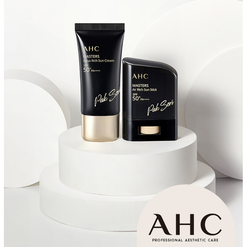 AHC Masters Aqua Rich Sun Cream (SPF50+/PA++++) 30ml+30ml Double Set