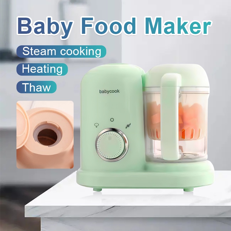 Baby Electric Blender 4 in 1 Food Processor Baby Food Cooker Steamer