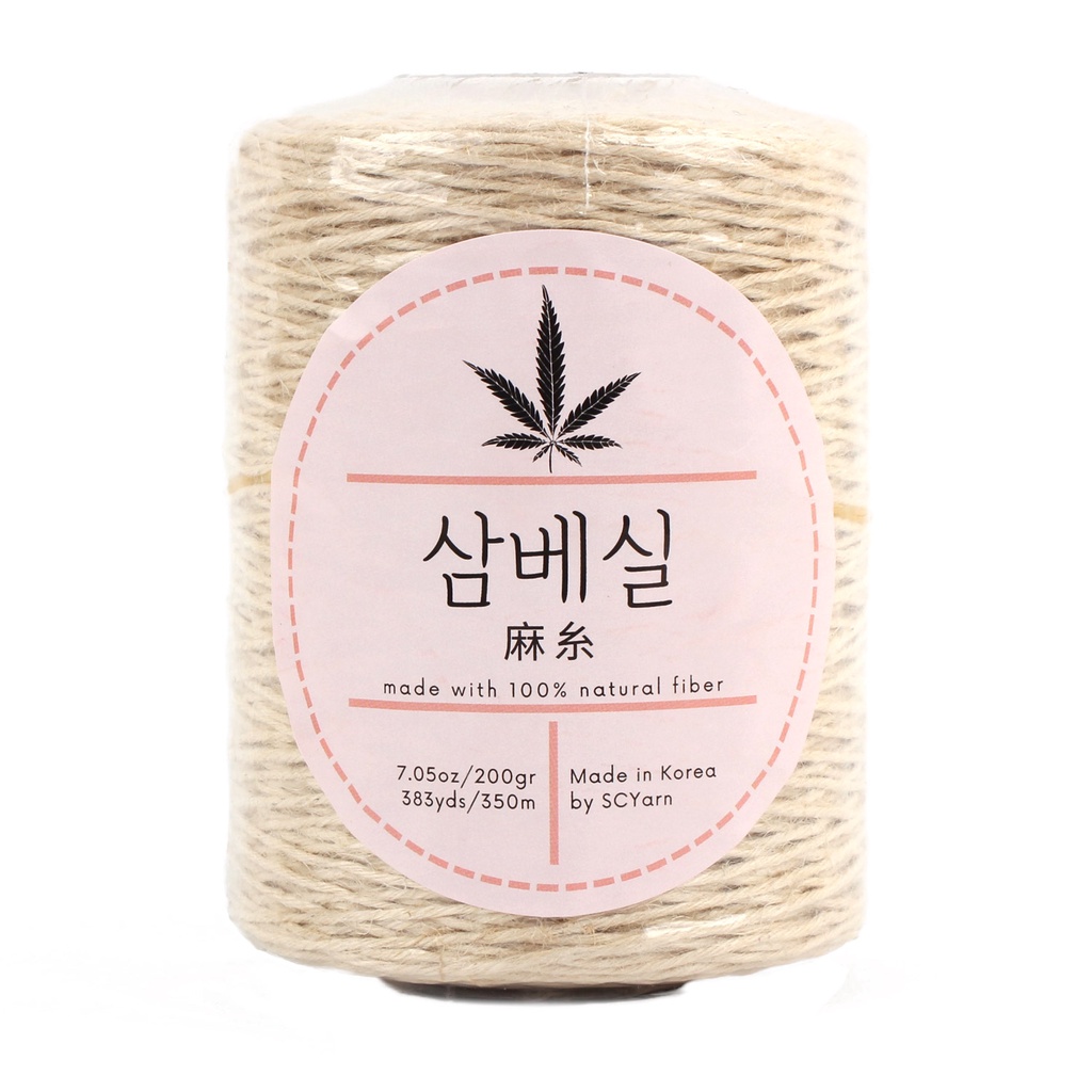 [Made in Korea] SCYarn for Hemp Scrubbies Biodegradable Scrubby Yarn