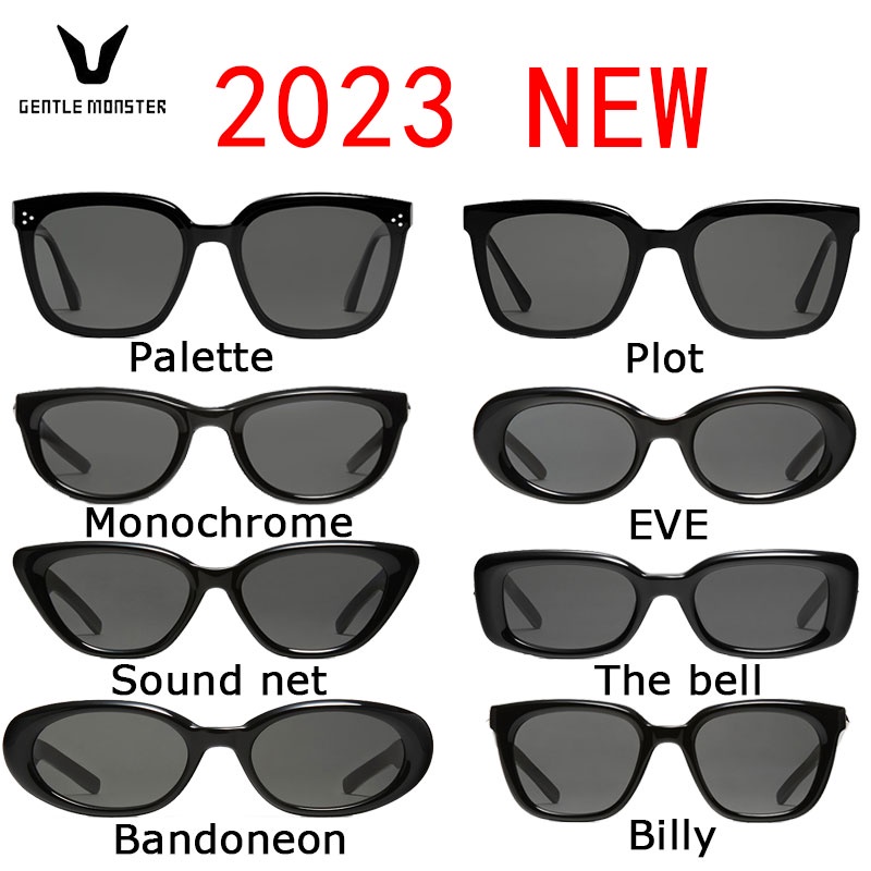 2023 new]GENTLE MONSTER GM sunglasses fashion ladies/men  polt/Palette/Heizer/Hue hyper zeiss polarized lenses