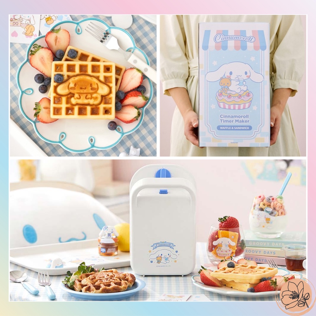 Sanrio x Cinnamoroll Timer Waffle Maker Sandwich Maker Shopee Singapore