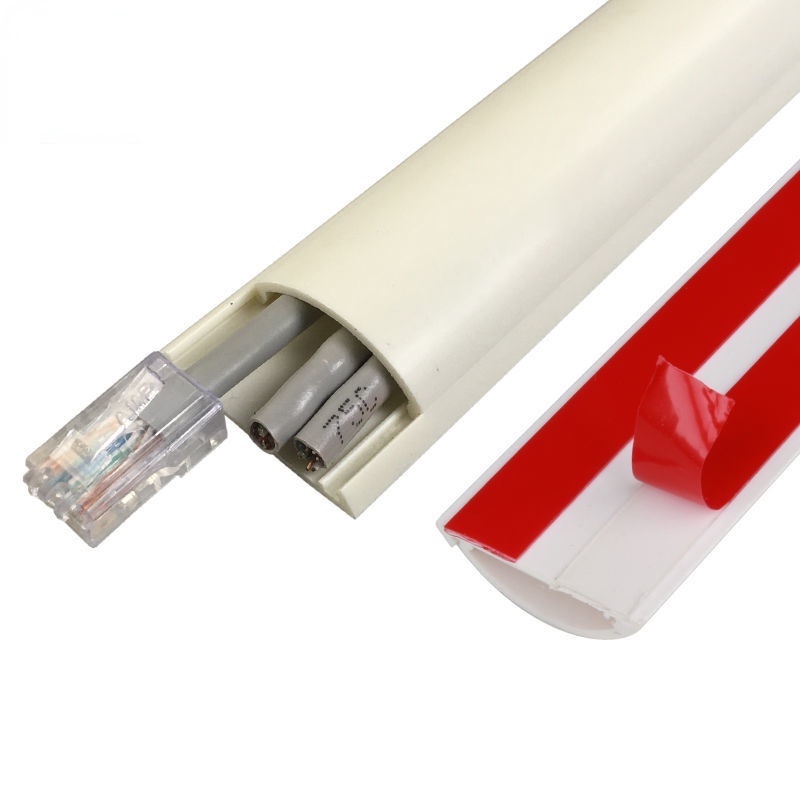 PVC Cable Trunking Wiring Duct Wall Floor Raceway Channel with Cover ...