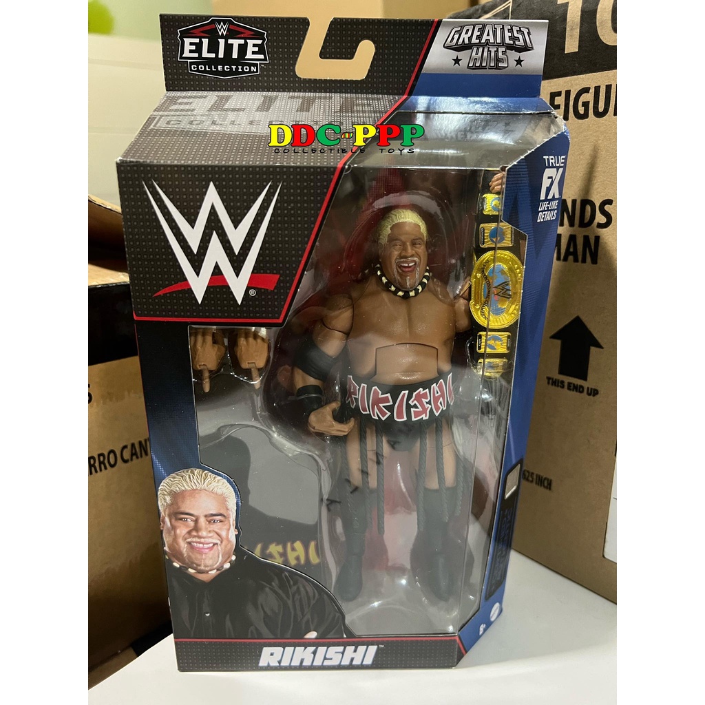 RIKISHI - WWE Elite Collection Greatest Hits Action Figure by MATTEL ...