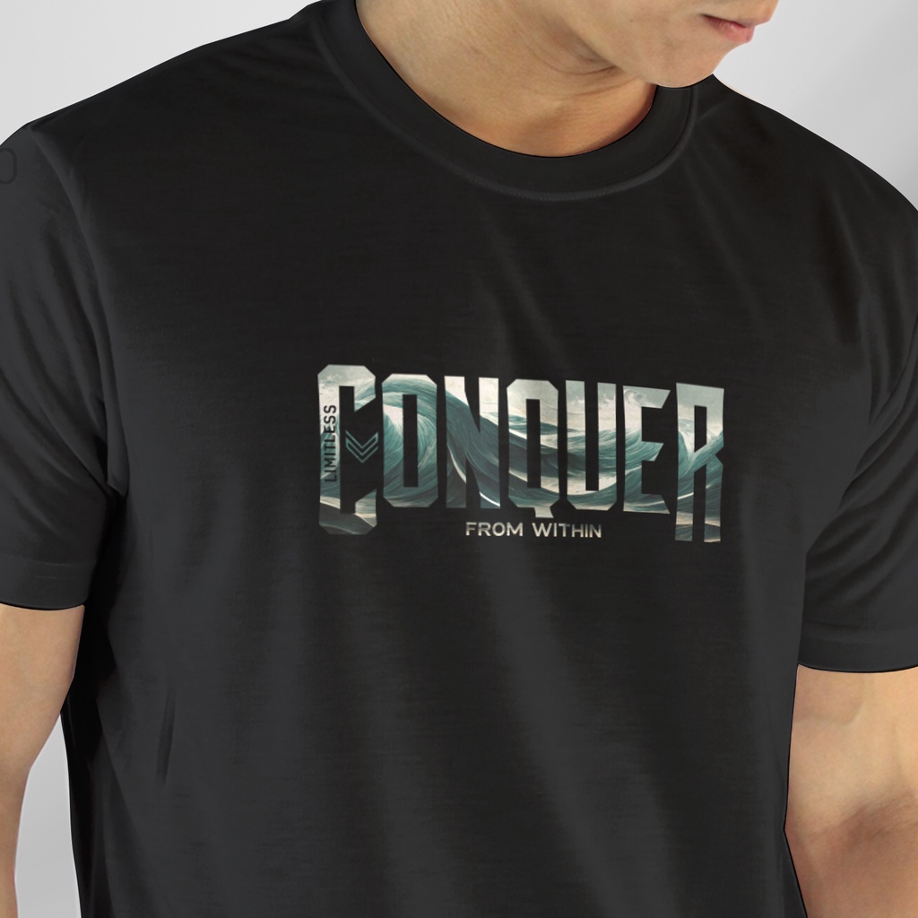 CONQUER SpunTex Shirt Men's Casual Comfort Tee for Everyday Wear, Light ...