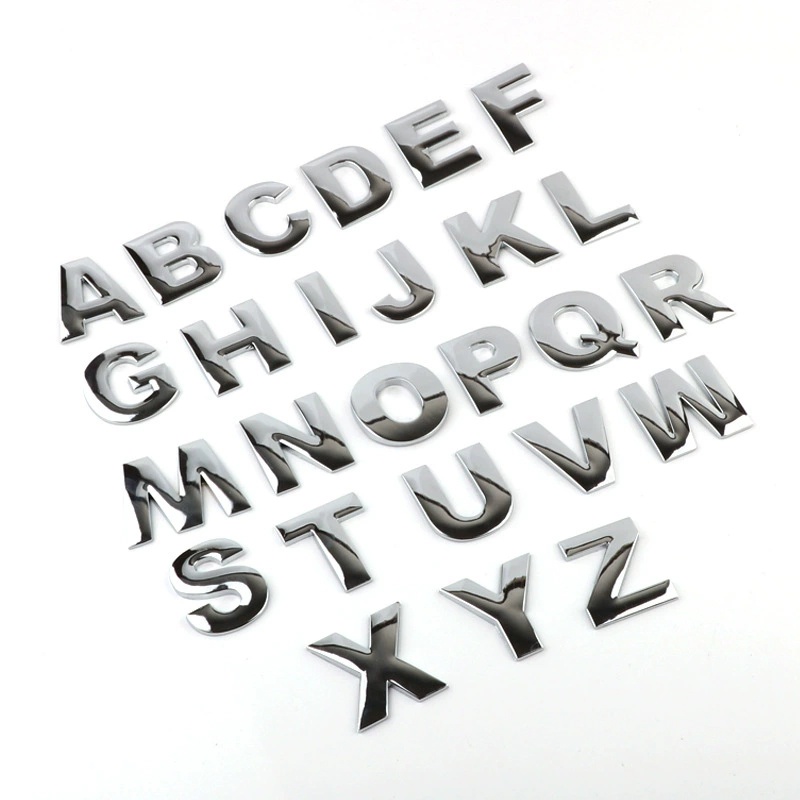 1PC 25mm letter sticker letter stickers number sticker decal car decal ...
