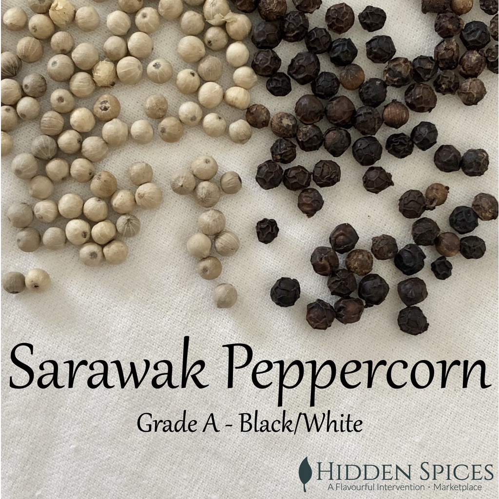Sarawak Black/White Peppercorn (Grade A — 40g) Shopee Singapore