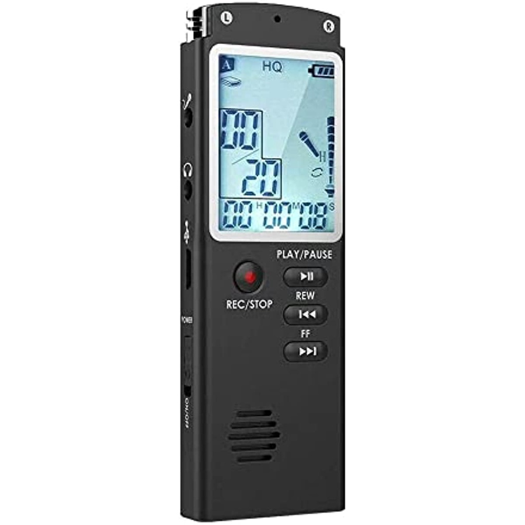 Digital Voice Recorder 64G Voice Activated Recorder With Playback ...