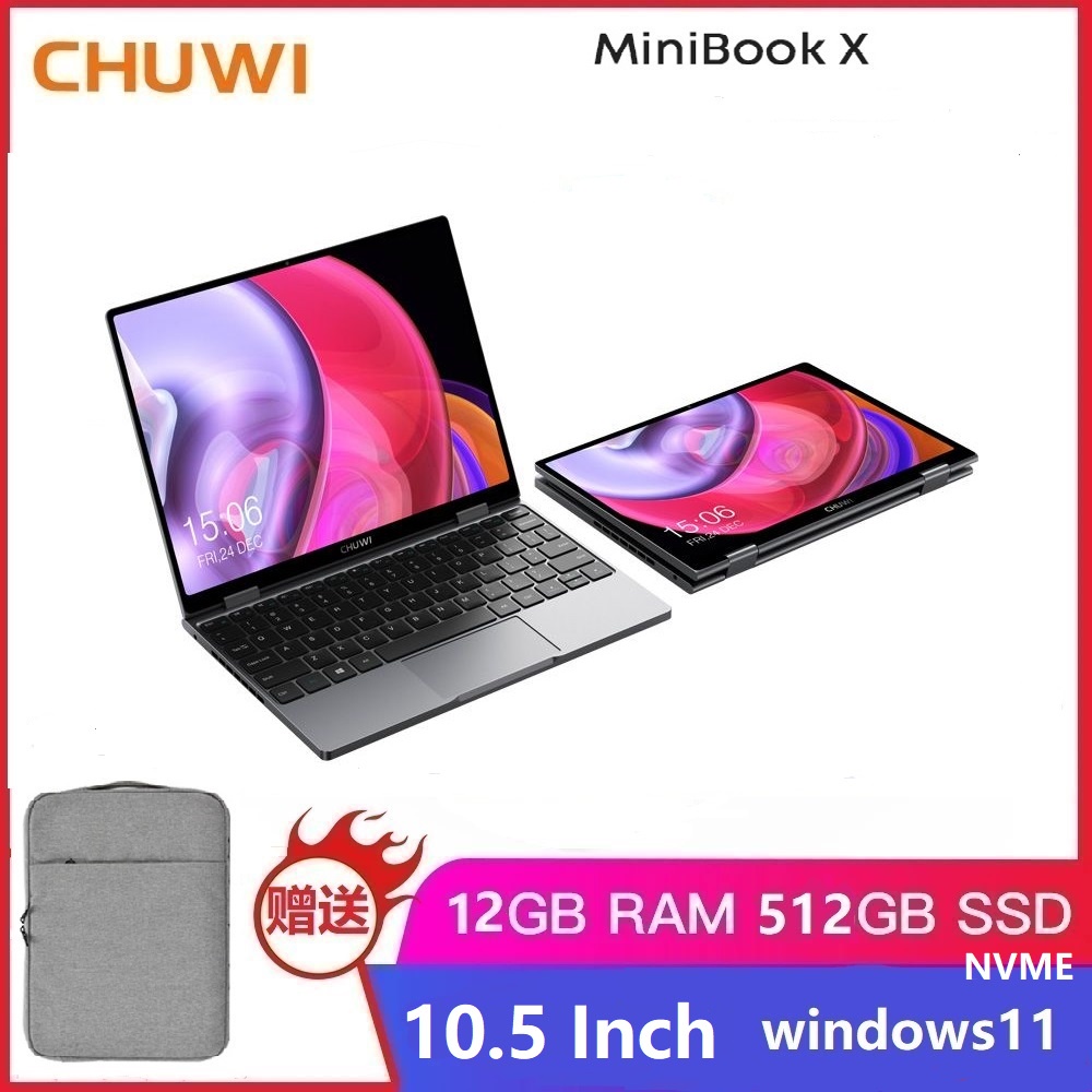 CHUWI MiniBook X 10.5 inch 360 degree flip Windows 11 touch screen laptop (Stylus support)/Intel Celeron N5100