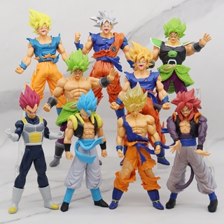 FUNKO Pop Dragon Ball Z Son Goku Gohan Vegeta Buu 10cm PVC Action Figures  Toys Car Decoration Collectible Model