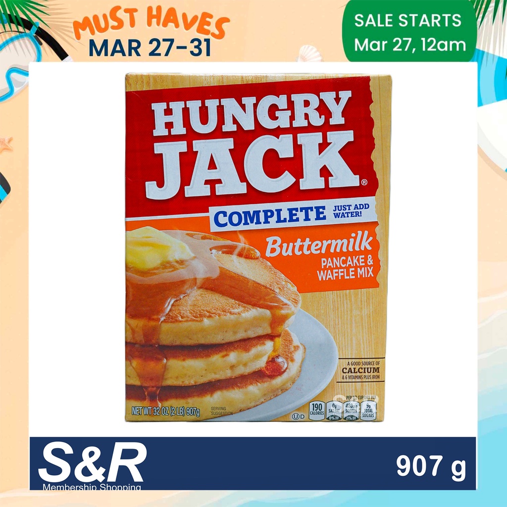 Hungry Jack Complete Buttermilk Pancake & Waffle Mix 907g Shopee