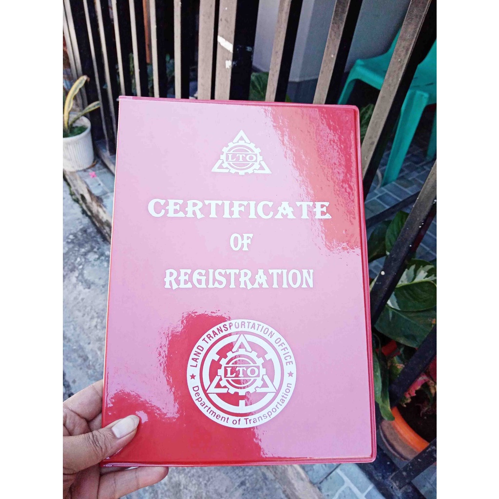 A4 size/OR CR holder/registration holder/A4 size 2023 (red) Shopee