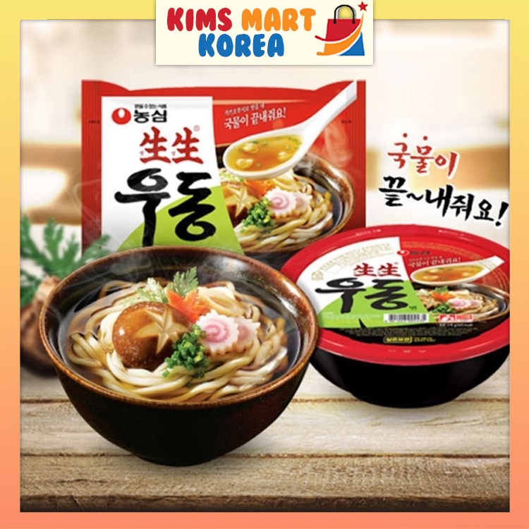 Nongshim Korean Vivid Udon Saengsaeng Udon Noodle Ramen Original Pack