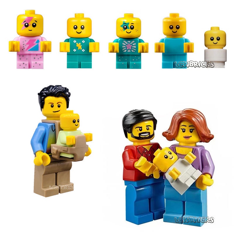 Small Particle Building Blocks Baby Assembling Toys City Series Minifigures Baby Bottle Bed Compatible Lego Shopee Singapore