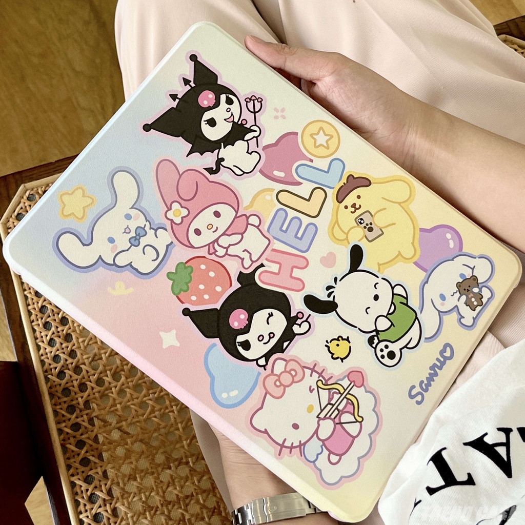 360 Degree Rotation Cartoon Kuromi Kitty iPad Mini 6 Air 4 Air 5 Case ...