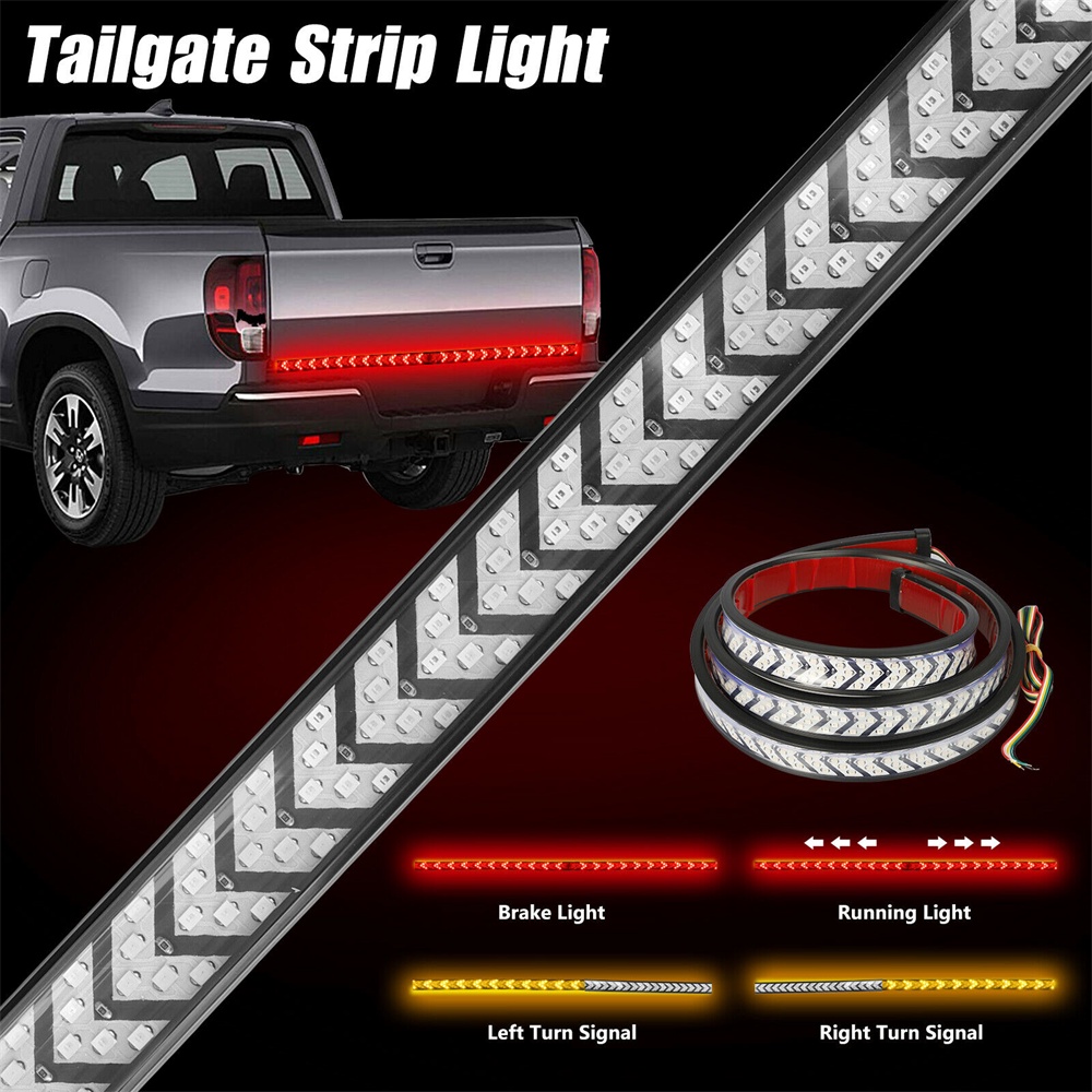 truck warning lights Tailgate Light Bar 12V 24VReverse Brake Tail