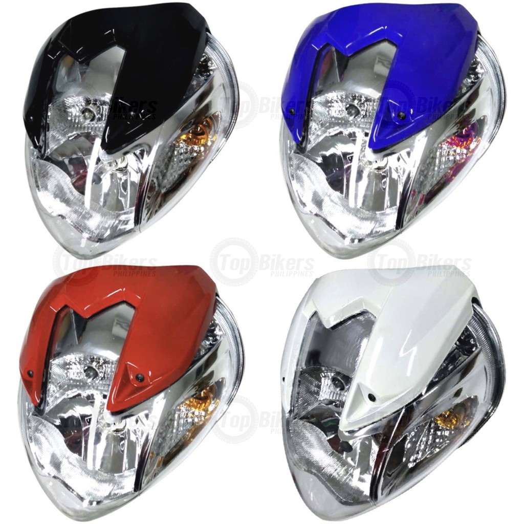 Headlight Assembly/Assy FURY 125 ( Black, white, red, blue & green ...