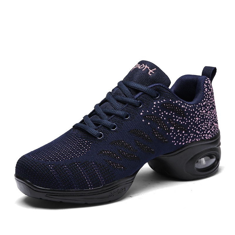 Women's Jazz Shoes Lace-up Sneakers - Breathable Air