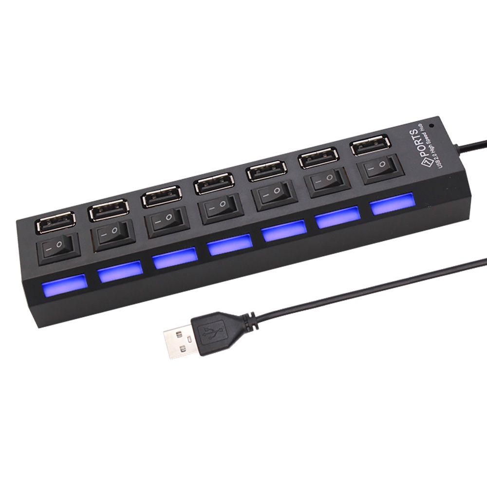 High Speed 4 Ports Hub USB 3.0 Multi-Function Interface Hub Laptop U ...