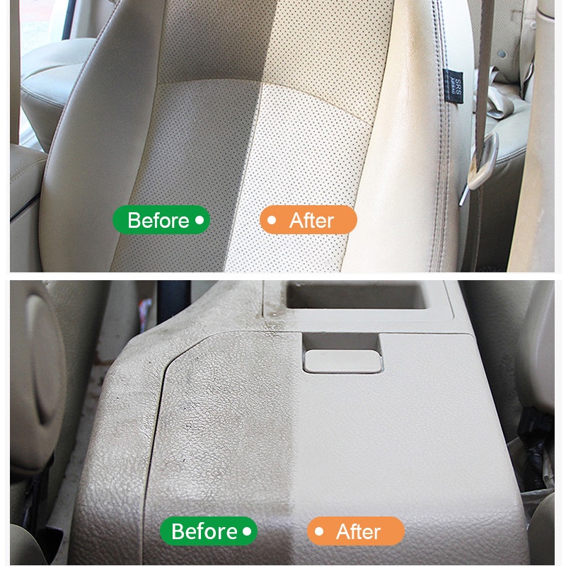 [SG STOCK] Car Interior Seat Cleaning Agent Leather Car Door Panel Foam Cleaning Agent Car