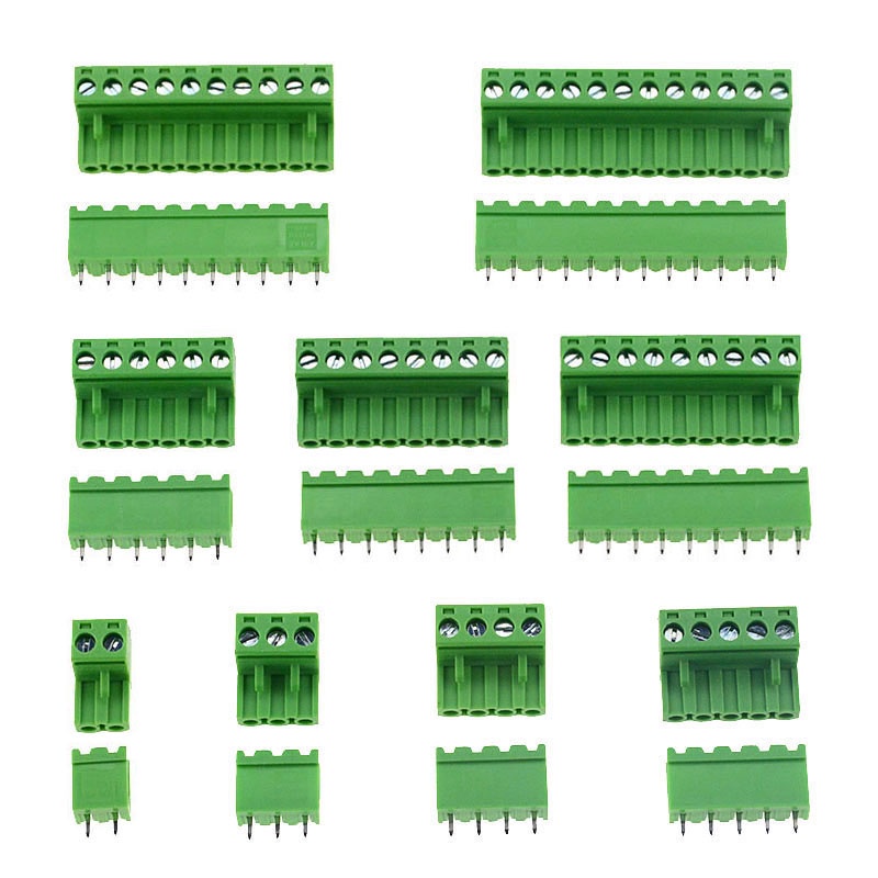 Green Universal Screw Terminal Block Connector