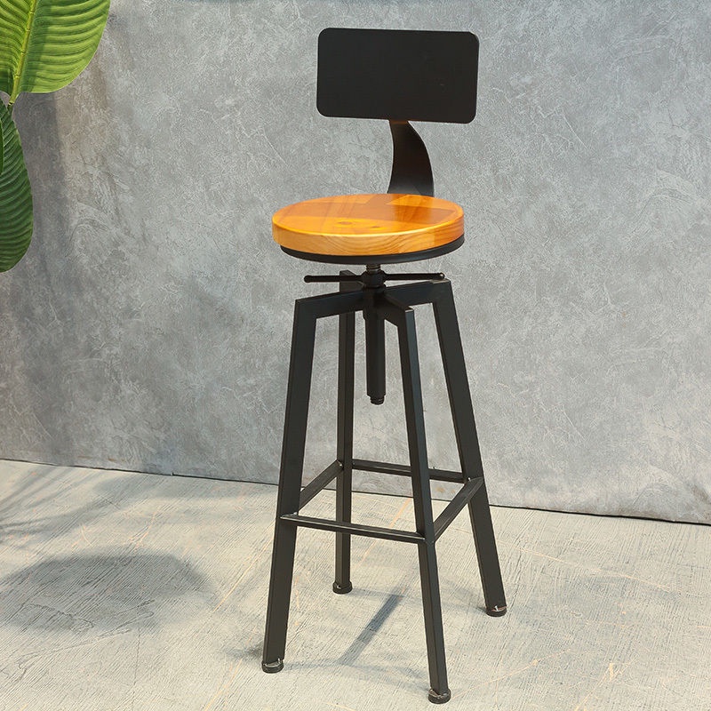 SG Ready Stock to ShipAdjustable Bar Stools for Kitchen Counter,Rustic Counter Height Bar Stools