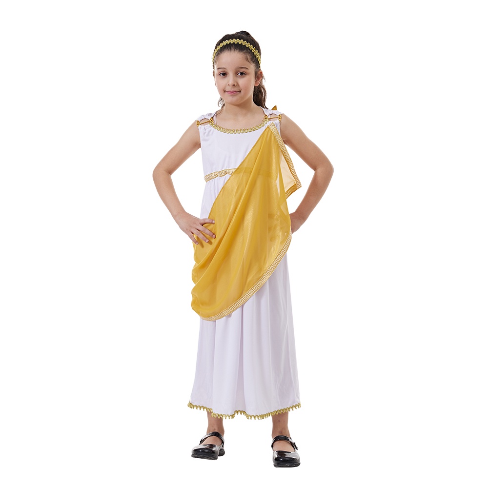 ❤Fast Delivery❤Girls Lovely Roman Kids Greek Goddess Costume