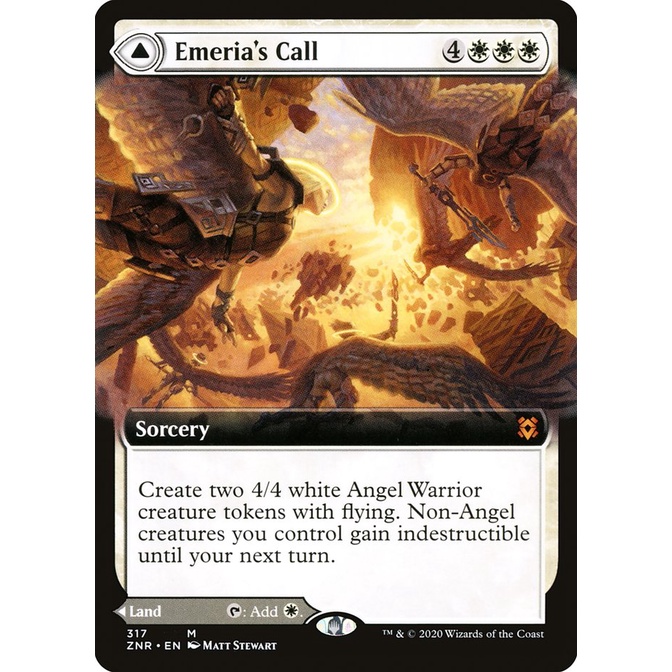 MTG Proxy Card - Emeria's Call (Extended Art) | Zendikar Rising (ZNR ...