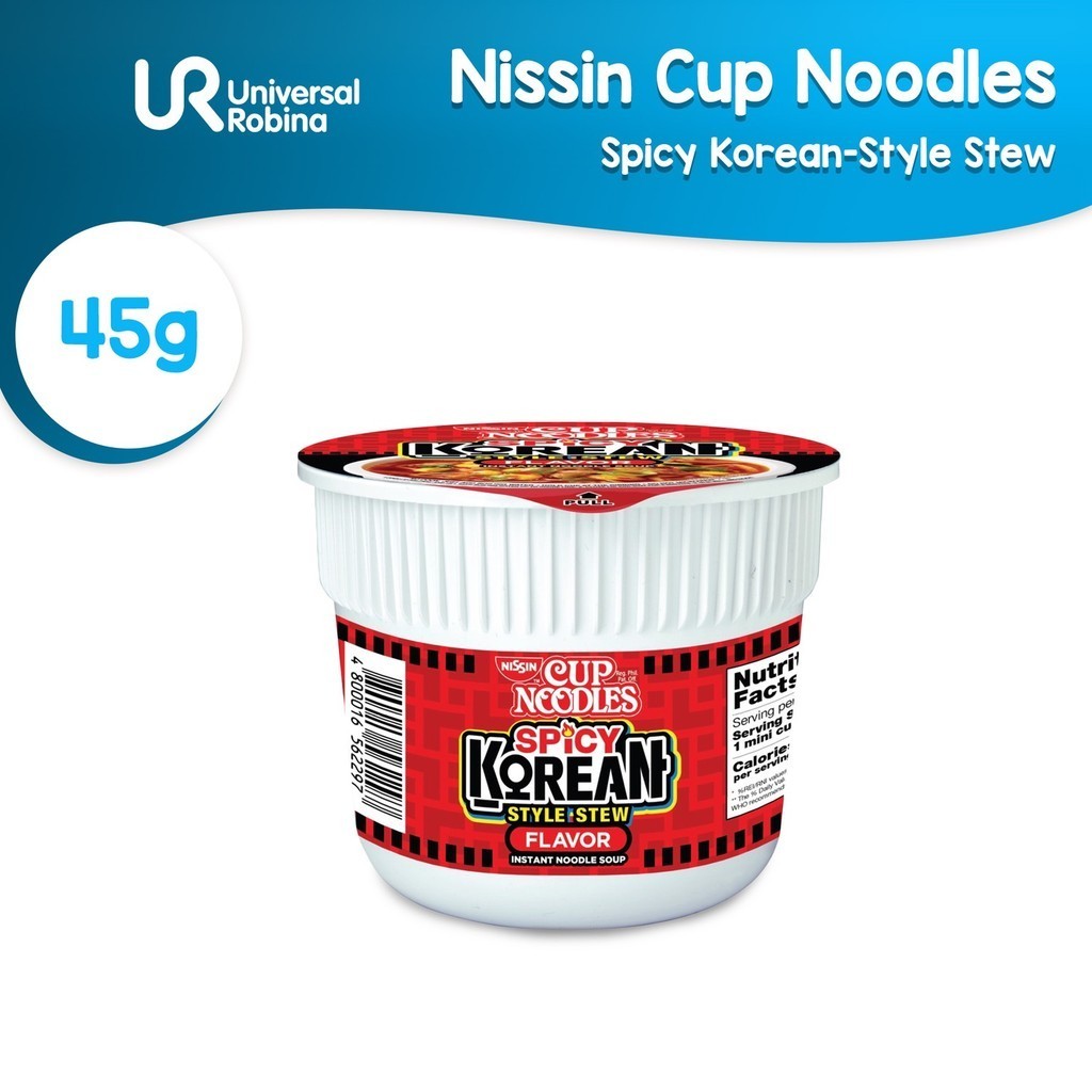 Nissin Cup Noodles Spicy Korean-Style Stew 45g | Shopee Singapore