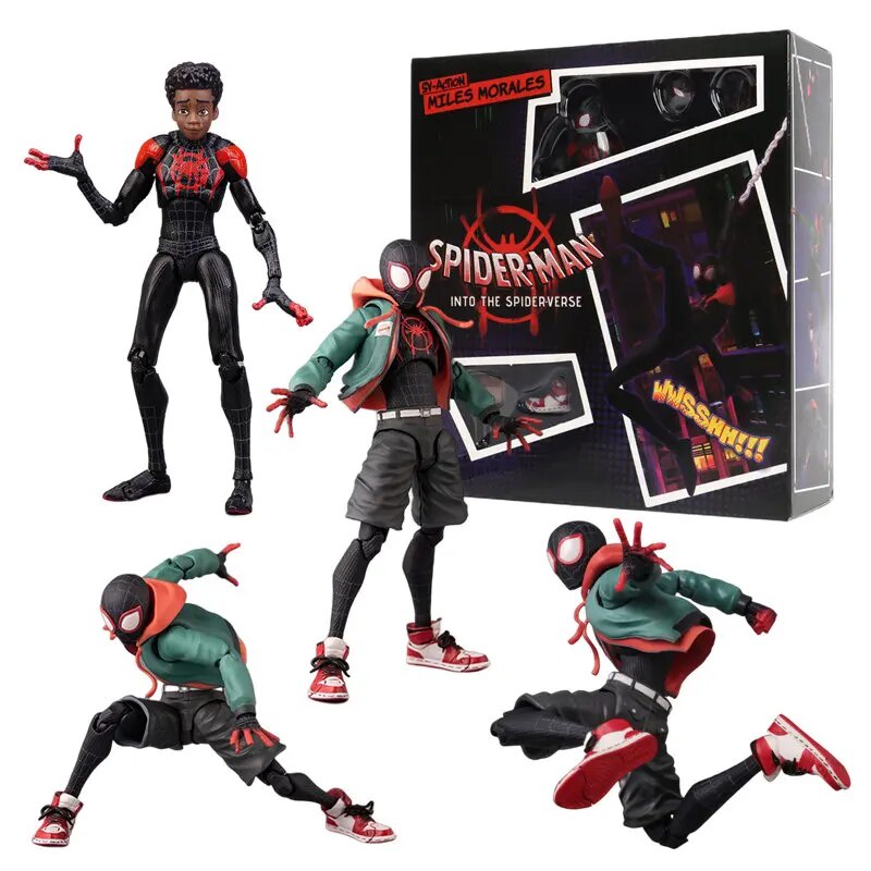 MARVEL LEGENDS SPIDER-MAN Spider-verse Modellino Miles Morales BAF