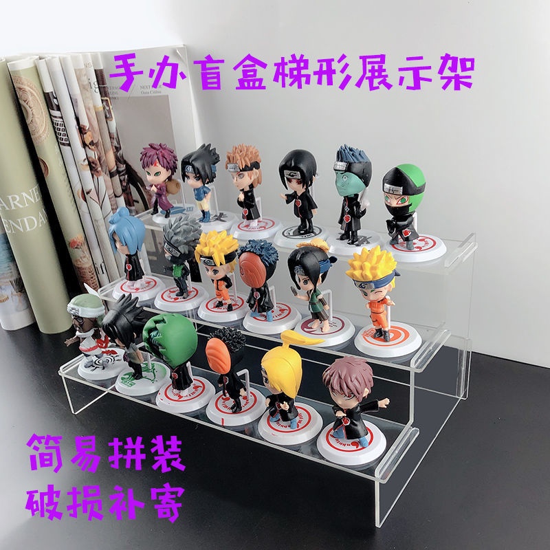 Bubble Mart Transparent Acrylic Display Stand Tiered Display Stand ...