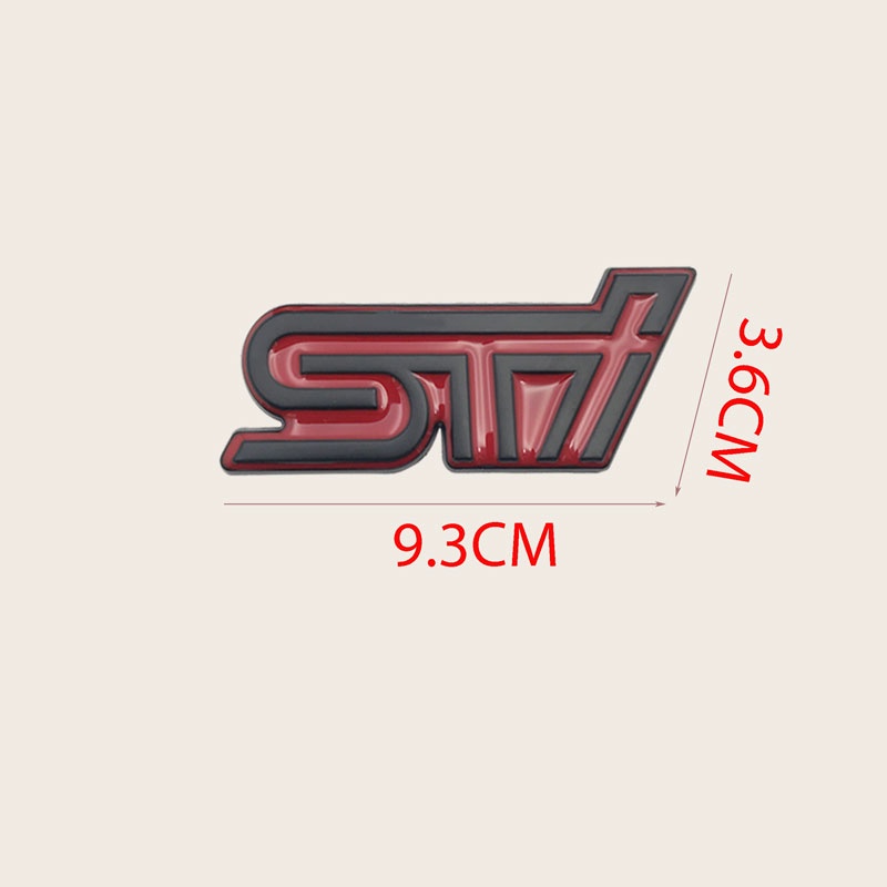NEW 3D Metal Car Stickers Emblem Badge Logo Decal for Subaru STI Legacy ...