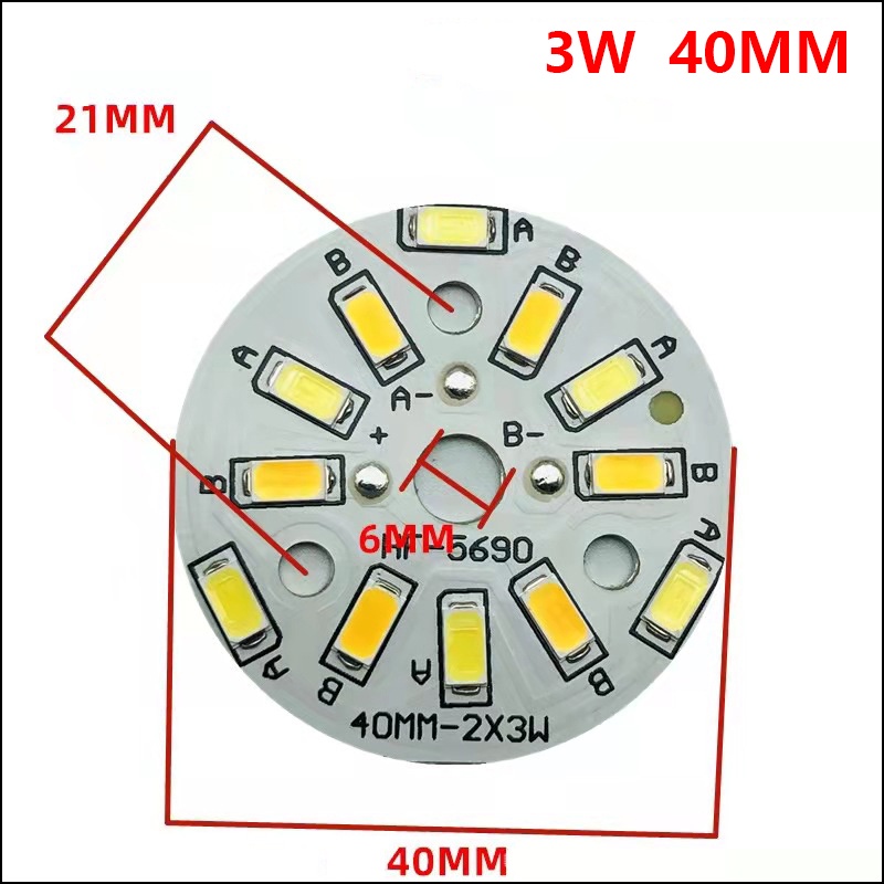 LED Downlight Chip 3W 5W 7W 9W 12W 15W 18W Tri Color Round Light Chip ...