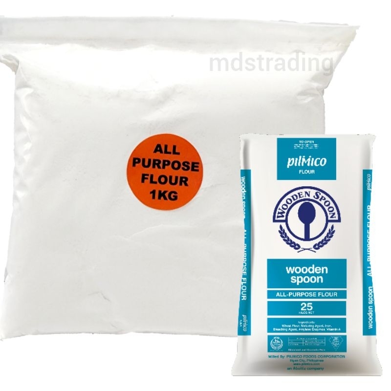 All Purpose Flour Pilmico Wooden Spoon APF 1kg | Shopee Singapore