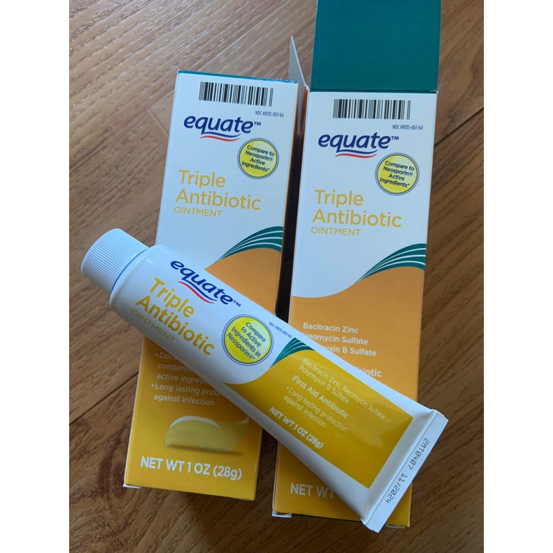 EQUATE TRIPLE ANTIBIOTIC OINTMENT (1pack OR 2pack) EXP 2025 Shopee