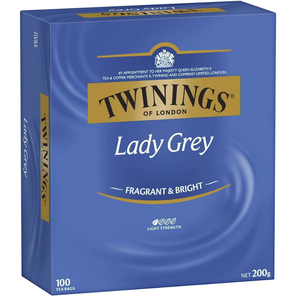 Twinings Lady Grey Tea Bags 100 Pack (expiry 12/02/2024) Shopee Singapore
