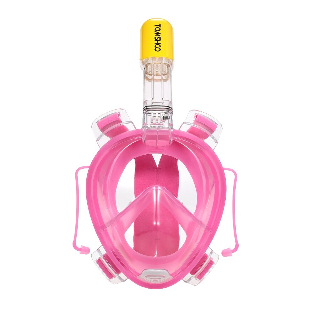 Snorkeling Full Face Mask Diving Tempered Glass Gaggles Easybreath 180