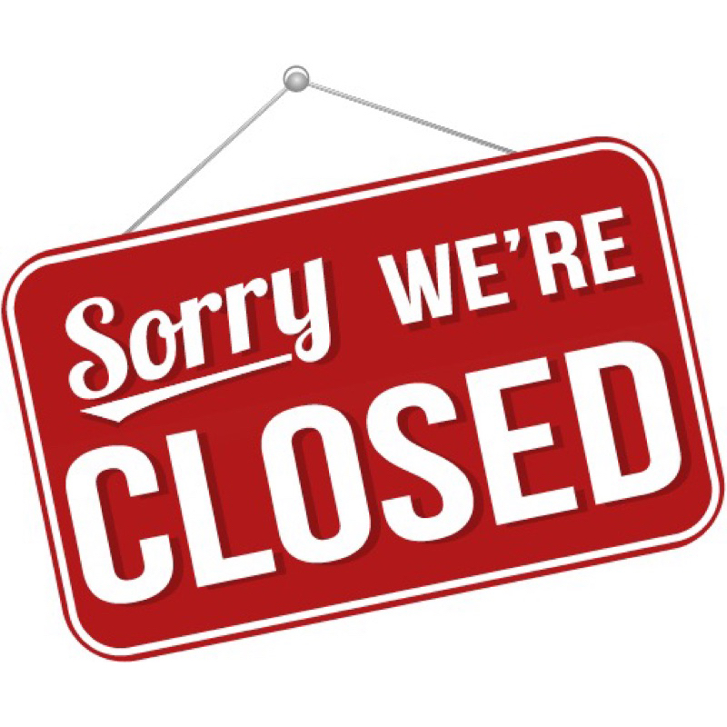 Open and closed signage laminated shopee singapore