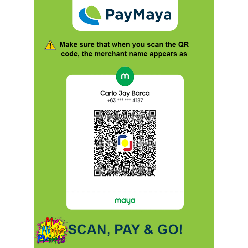 Paymaya QR Code On Sintra Board Tabletop/ Standee/ Adhesive Scan To Pay ...