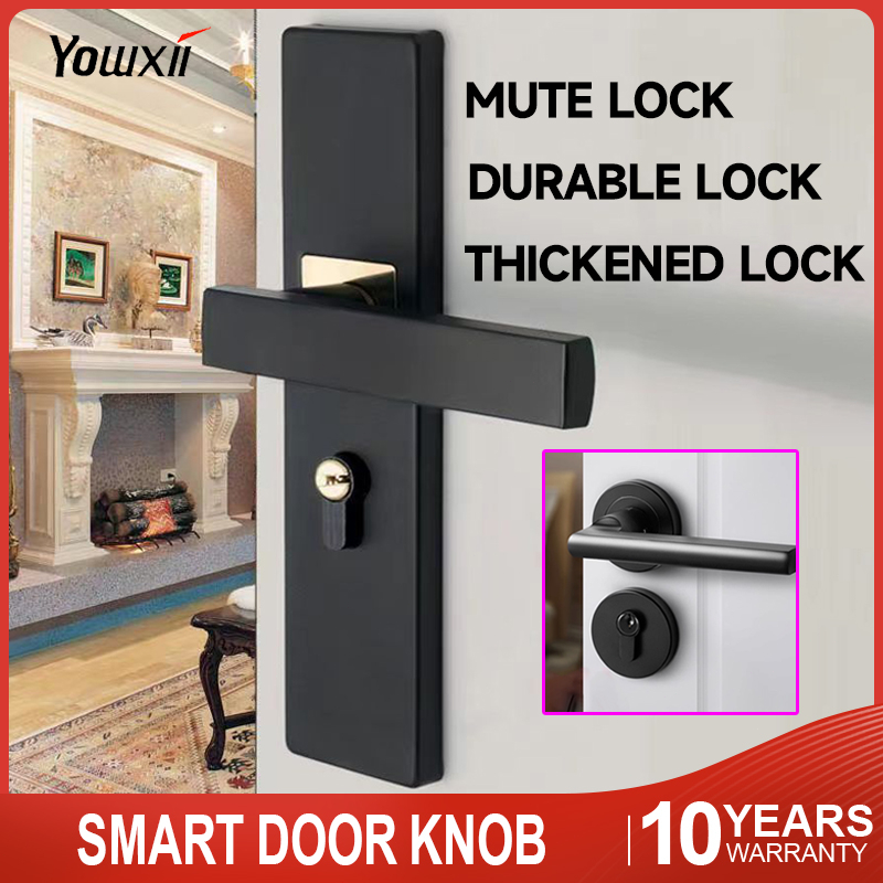Yowxii Upgrade Smart Door Lock With Key Door Knob Main Door Double Lock