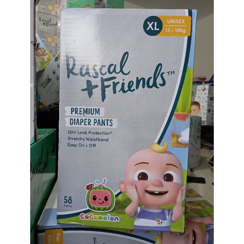 58pcs XL Rascal + Friends Premium Diaper Pants Cocomelon (free Activity ...