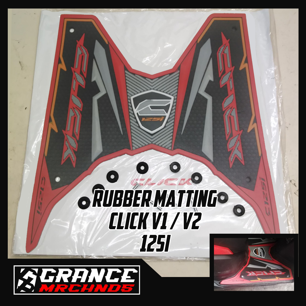 Rubber Matting for Click V1 125/150 Colored | Shopee Singapore