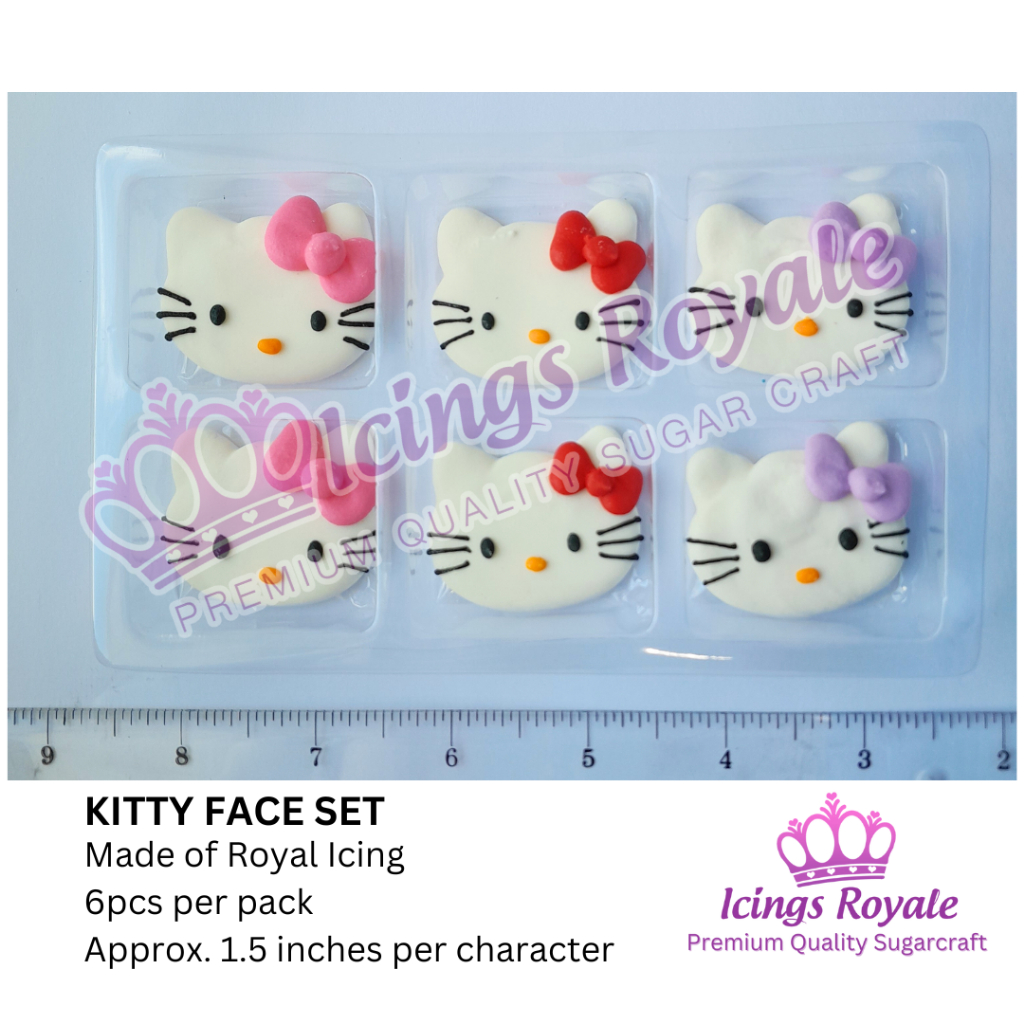 Hello Kitty - Inspired Big Face Edible Cake and Cupcake Topper Candies ...