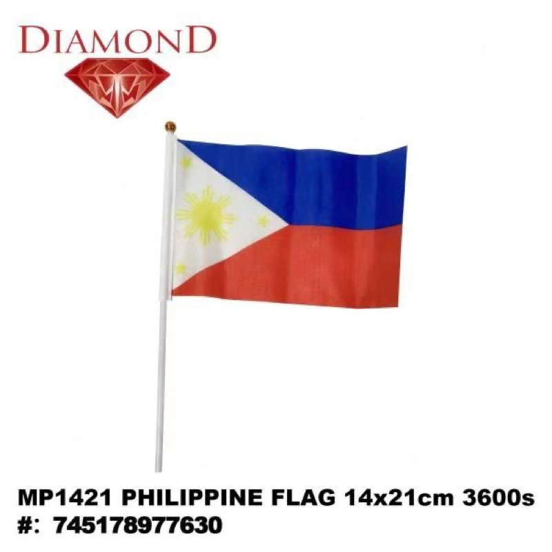 12pcs Small(14x21cm)Philippine National Flag Bandila Watawat ng ...