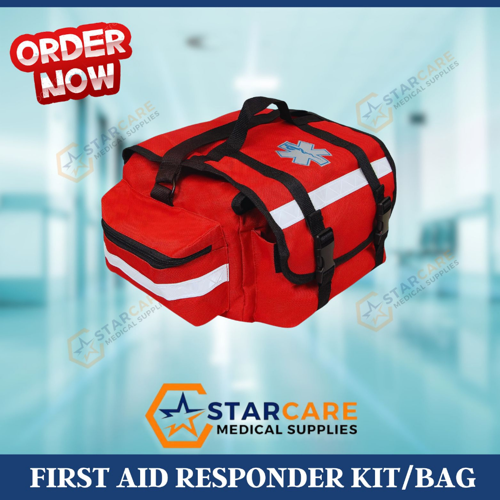 First Aid Responder Kit / Bag (Red) Shopee Singapore