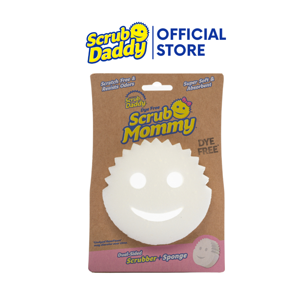 Scrub Daddy Dye Free Scrub Mommy Sponge