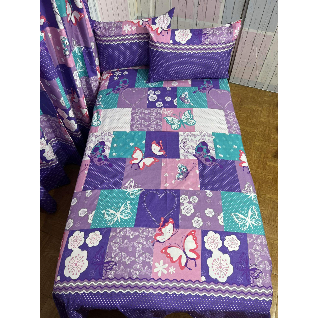 (ARTEMIS) 3in1 RL FULLY GARTERIZED CANADIAN BEDSHEETS ARTEMIS VIOLET PURPLE Shopee Singapore