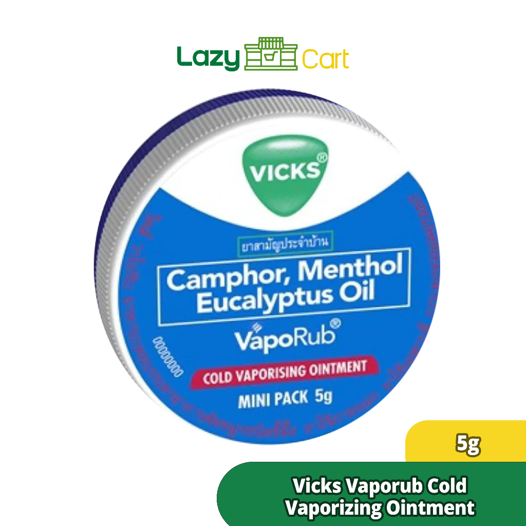 Lazycart G Vicks Vaporub Cold Vaporizing Ointment Your Comforting Relief In A Tiny Jar