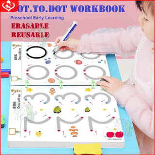 Teacher Designed Large Magic Practice Copybook for Kids. Groove Letter  Tracing Alphabet Book, Phonics and Handwriting Book. Pre K and Kindergarten  Workbook with Copy Book Magical Writing Pen. 