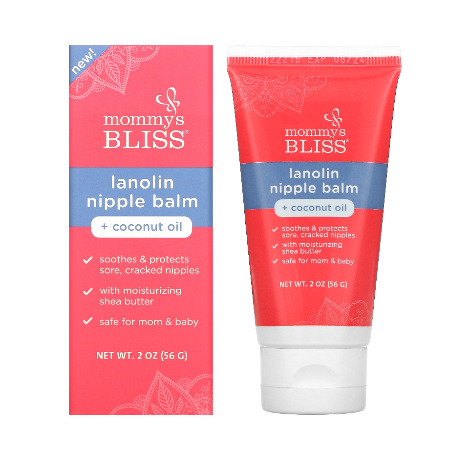 Mommy's Bliss, Lanolin Nipple Balm + Coconut Oil